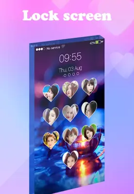 love keypad lockscreen android App screenshot 3