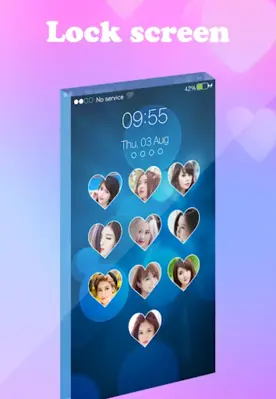 love keypad lockscreen android App screenshot 4